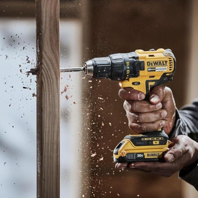 Furadeira/Parafusadeira 20V Brushless com 2 Baterias, Carregador Bivolt e Maleta