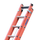 Escada Extensível Vazada Laranja 6M com 19 Degraus Tipo D EFV-19