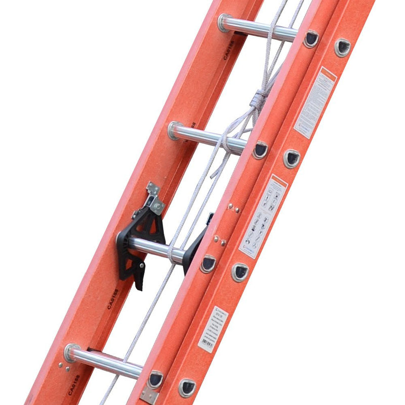 Escada Extensível Vazada Laranja 6M com 19 Degraus Tipo D EFV-19